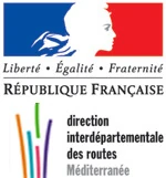 Logo Direction Interdépartementale des Routes Méditerranée (DIRMED)