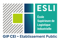 Logo ESLI Redon : Ecole Supérieure de Logistique Industrielle