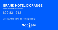 Logo GRAND HOTEL D'ORANGE