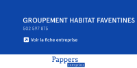 Logo GROUPEMENT HABITAT FAVENTINES