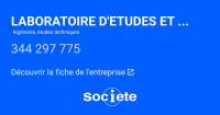 Logo LABORATOIRE ETUDES RECHERCHE MATERIAUX