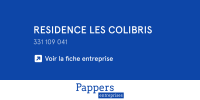 Logo RESIDENCE LES COLIBRIS