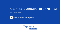 Logo SOC BEARNAISE DE SYNTHESE
