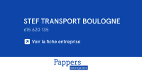 Logo STEF TRANSPORT BOULOGNE